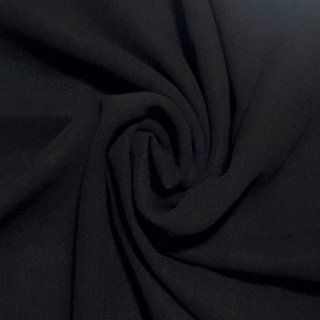 Plain Chiffon Scarf - Black